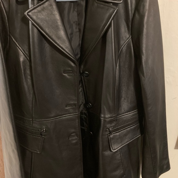 Women 2x leather coat - Picture 4 of 4